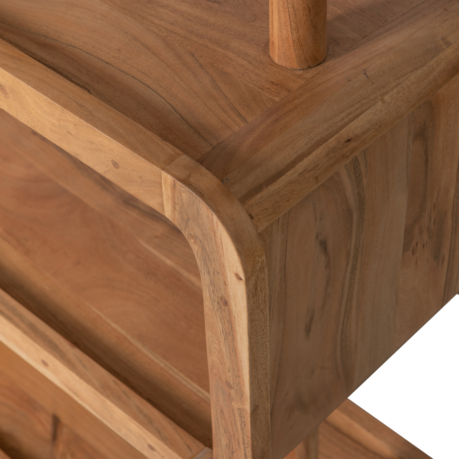 RATTLE OPEN CABINET WOOD NATURAL