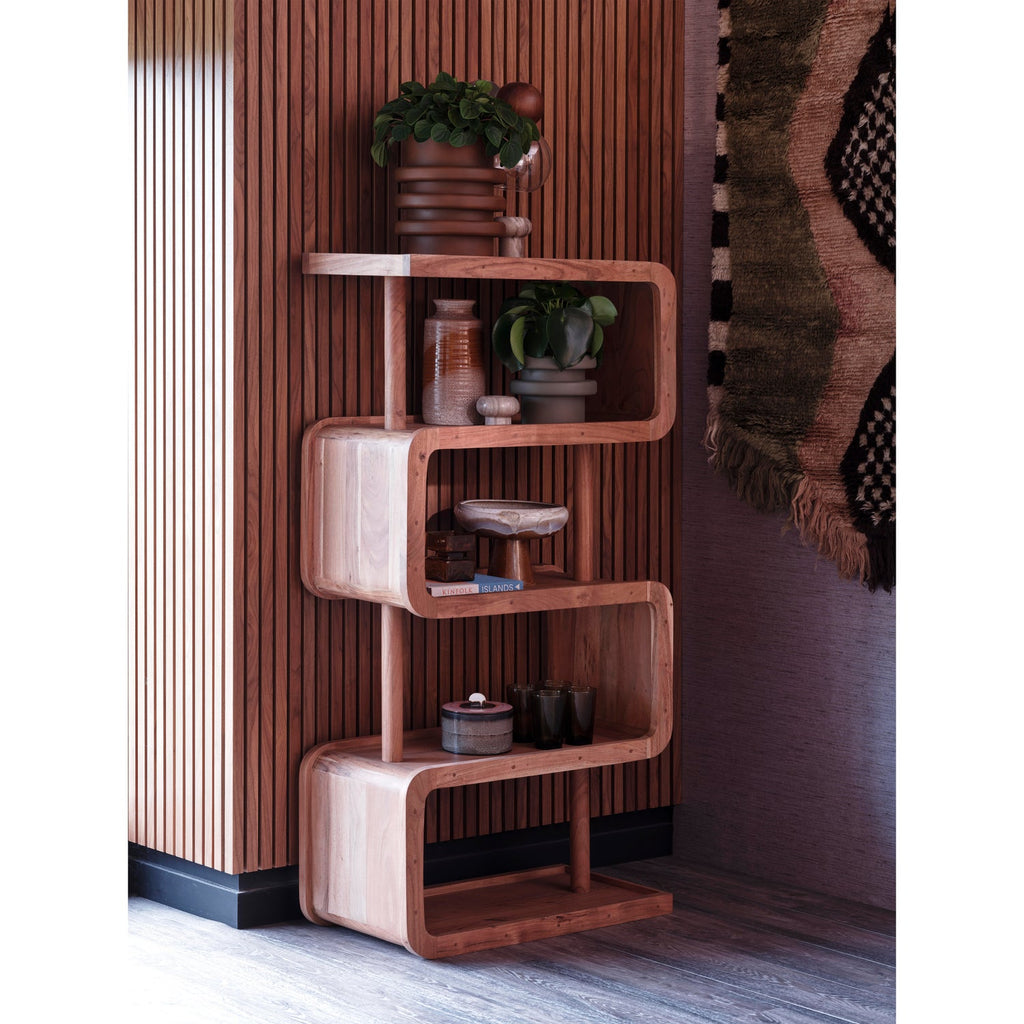 RATTLE OPEN CABINET WOOD NATURAL