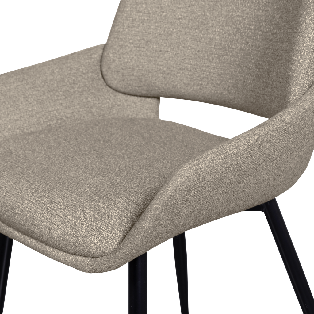 PARADE DINING CHAIR MELANGE FABRIC SAND