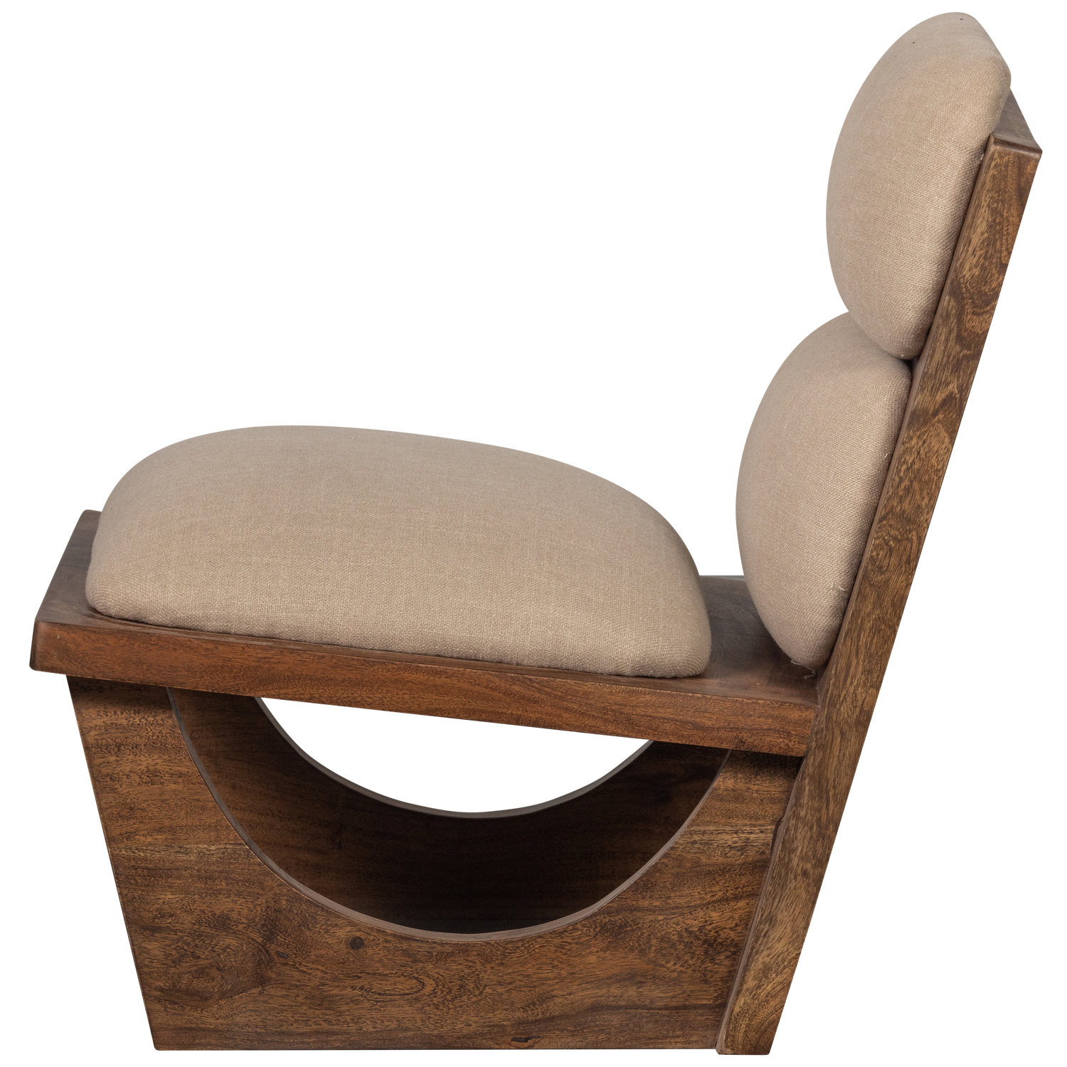 OPULENT ARMCHAIR BOUCLE/WOOD NATURAL