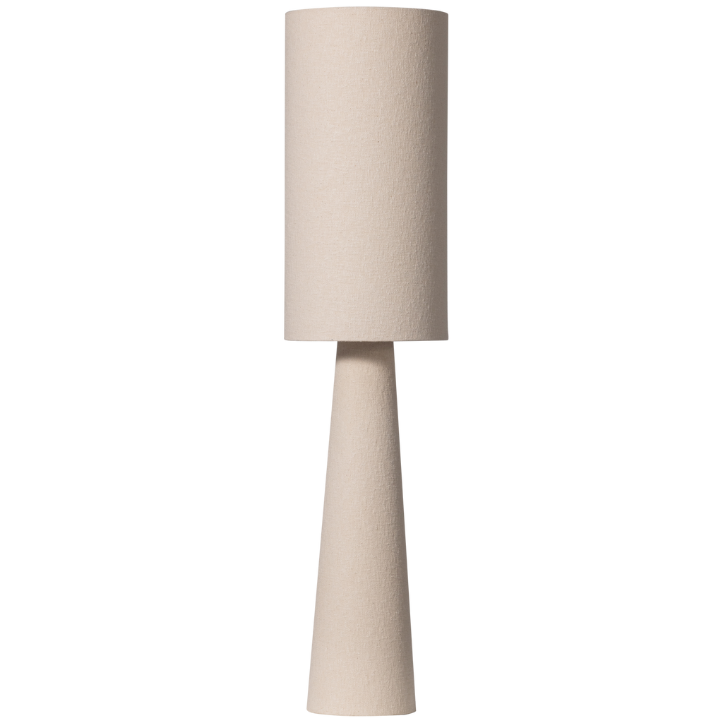LOFT FLOOR LAMP METAL/BOUCLE NATURAL 130xO30CM