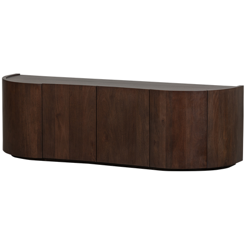SENSE DRESSER 4-DOOR MANGO WOOD DARK BROWN