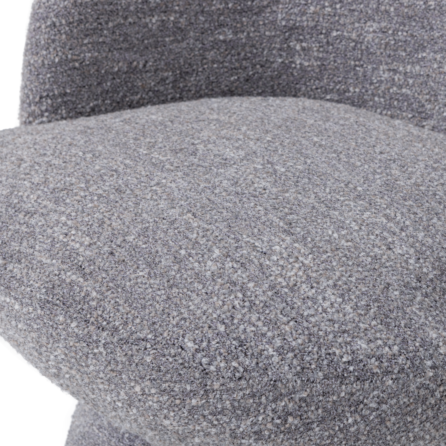SHUFFLE SWIVEL ARMCHAIR GREY MELANGE