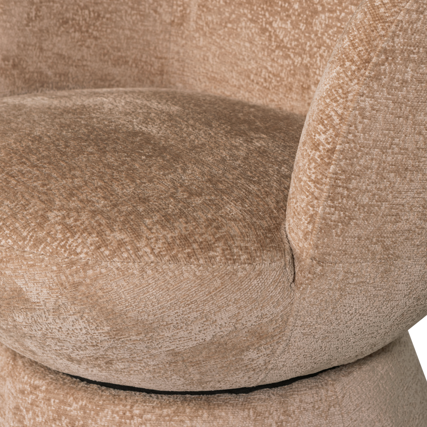 SHUFFLE SWIVEL ARMCHAIR NATURAL