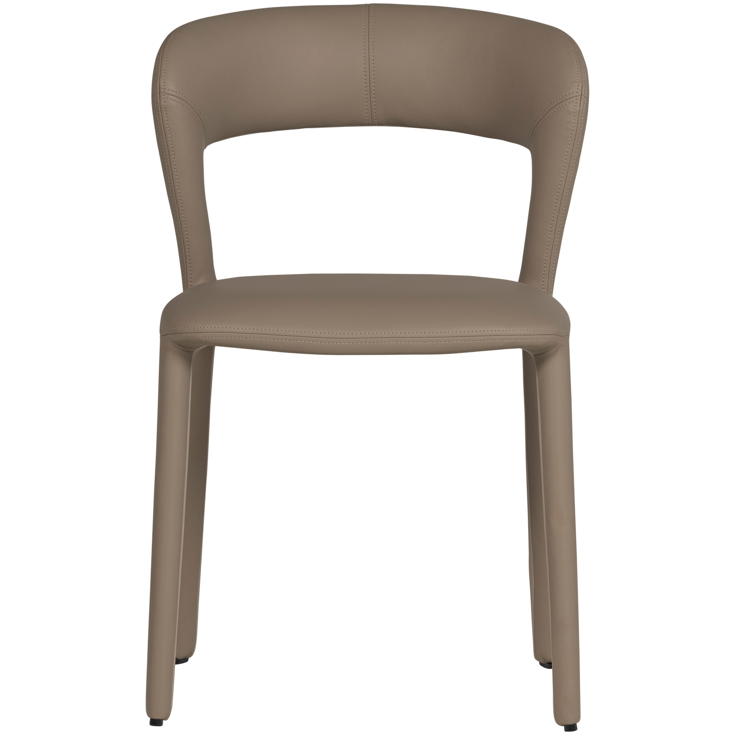 NOBLE DINING CHAIR LEATHERLOOK SAND
