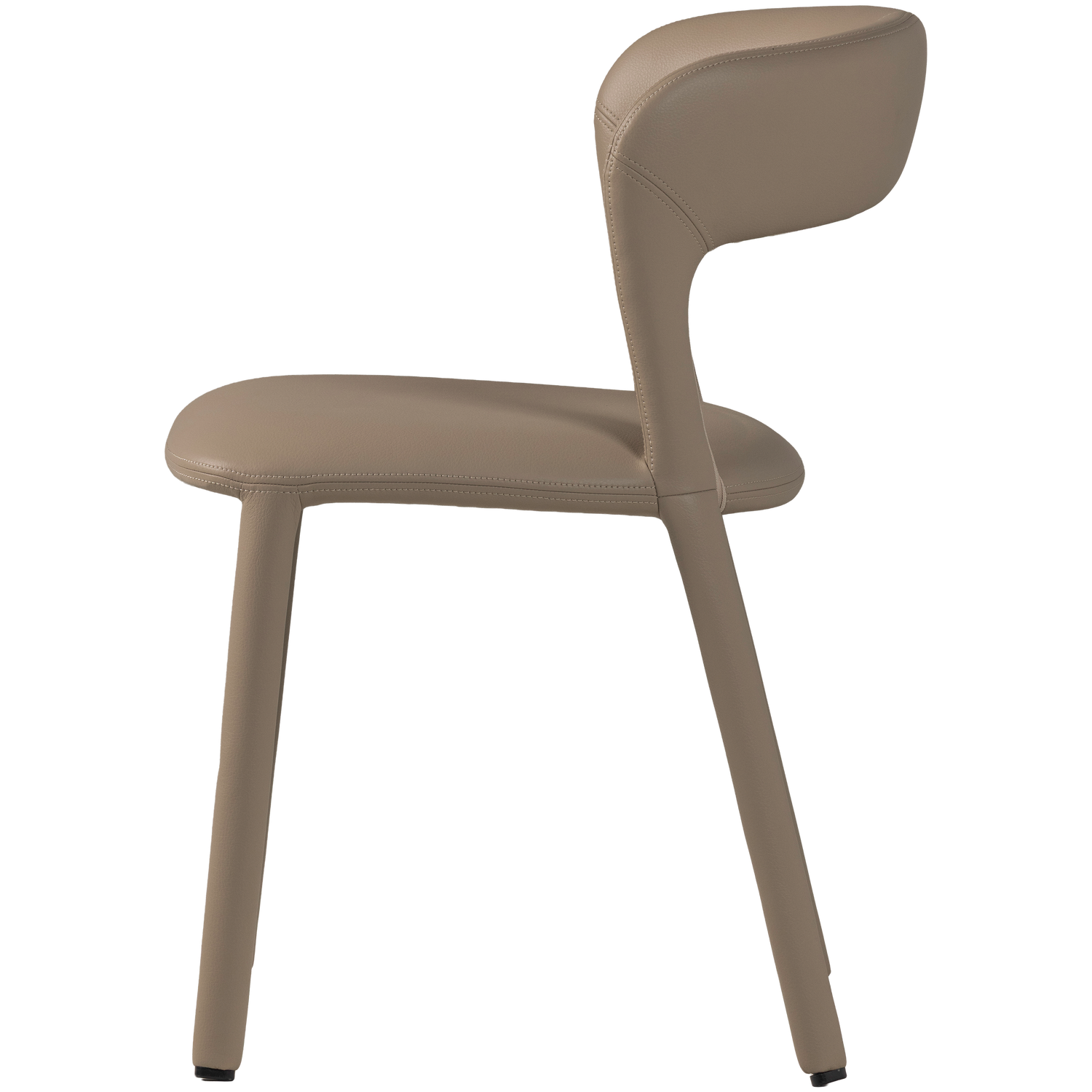 NOBLE DINING CHAIR LEATHERLOOK SAND