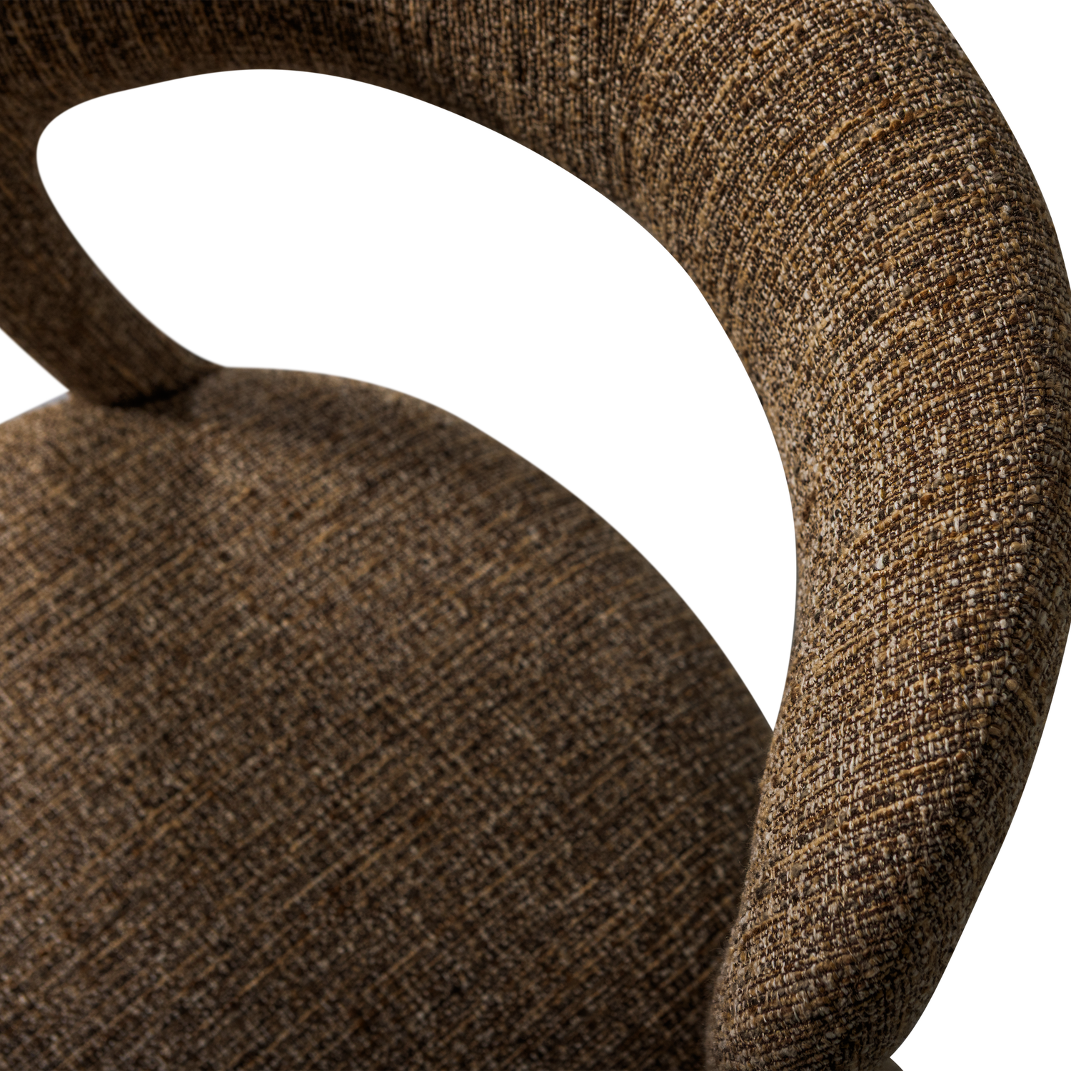 NOBLE DINING CHAIR DARK BROWN MELANGE