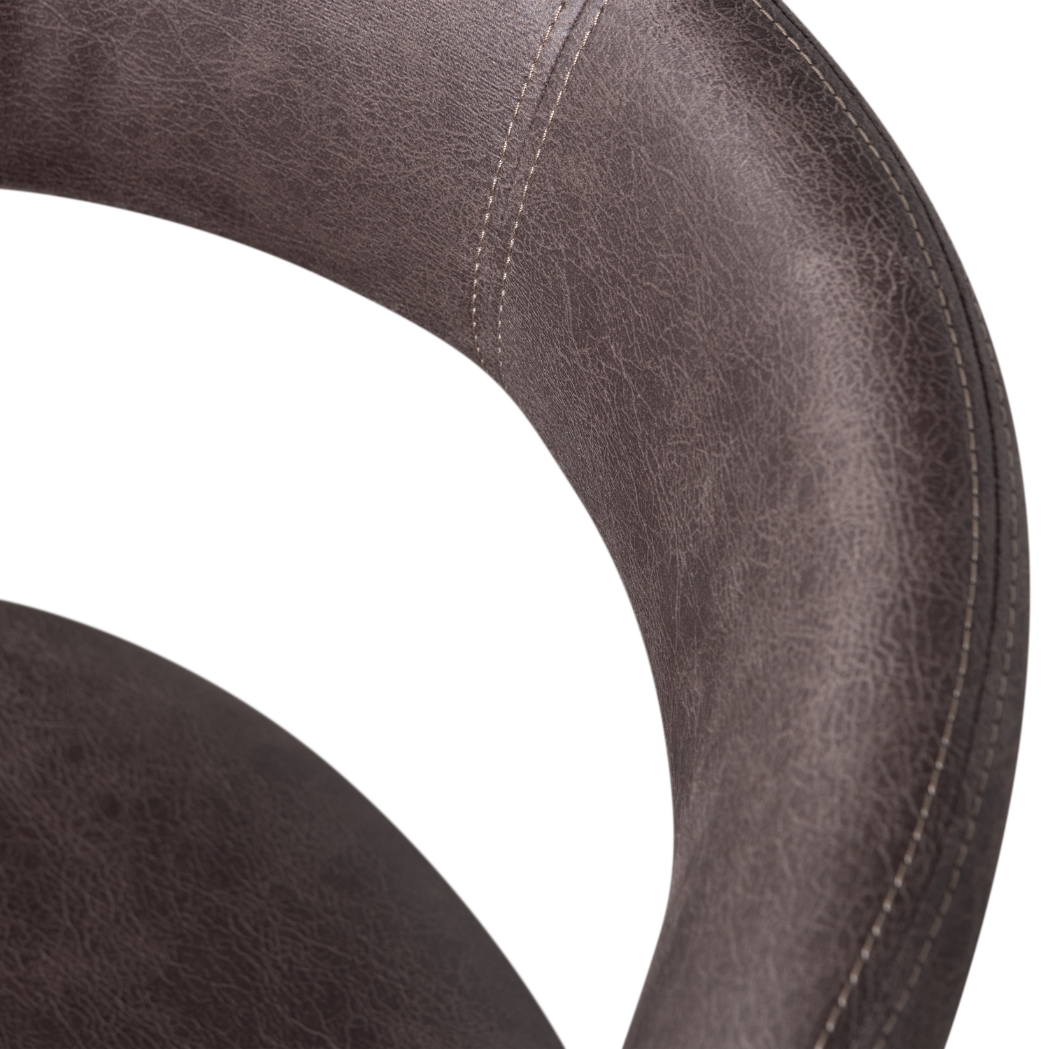 NOBLE DINING CHAIR LEATHERLOOK BLACK/GREY