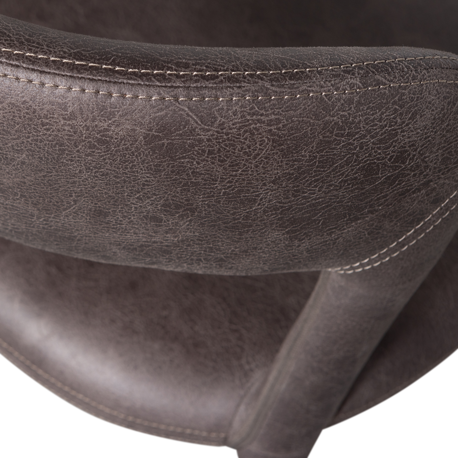 NOBLE DINING CHAIR LEATHERLOOK BLACK/GREY