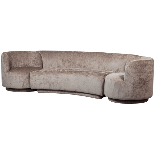 COMBI-POPULAR: SOFA + ARMCHAIRS TAUPE