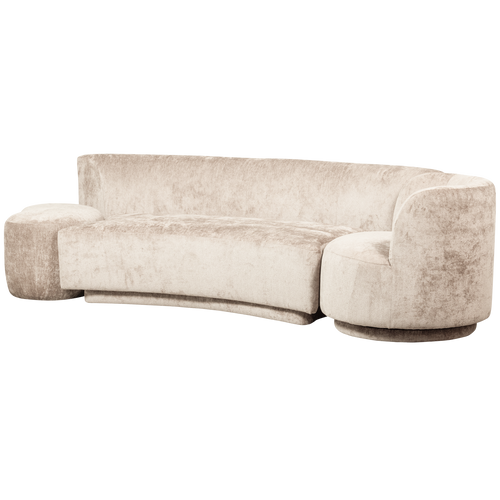 COMBI-POPULAR: SOFA + ARMCHAIR + POUF NATURAL