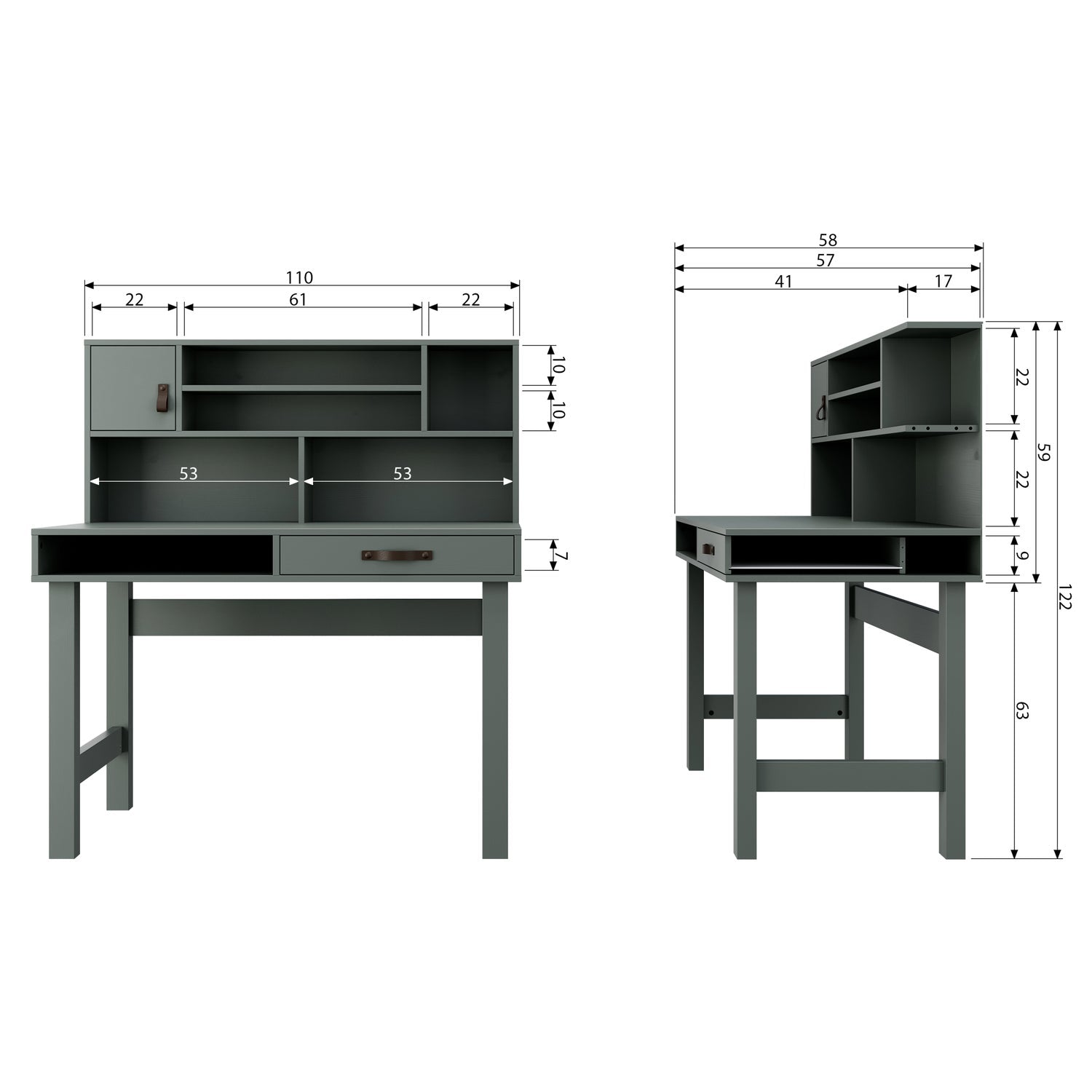 STAGE DESK PINE SOAP [fsc]