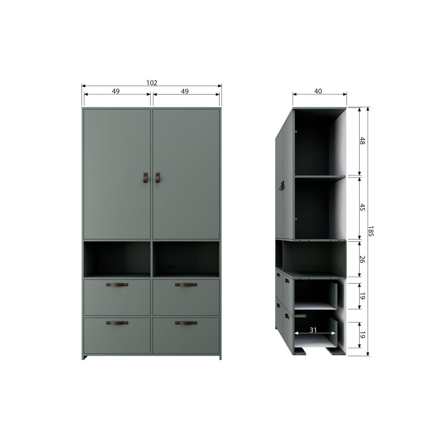 STAGE CABINET PINE SOAP [fsc]