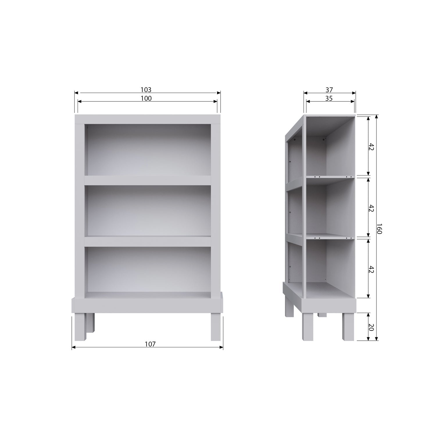 BONK OPEN CABINET PINE MIST [fsc]