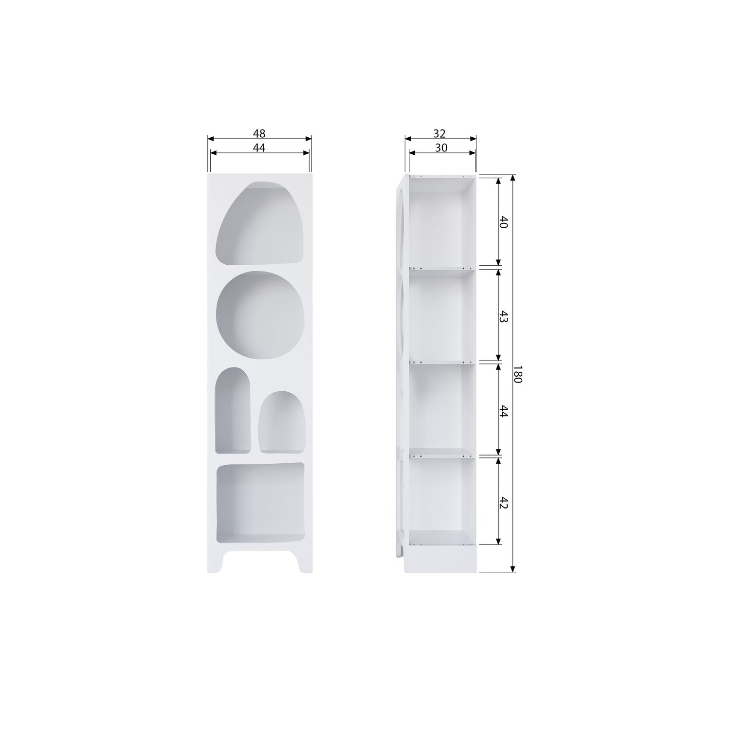 CAZ CABINET SMALL WHITE [fsc]