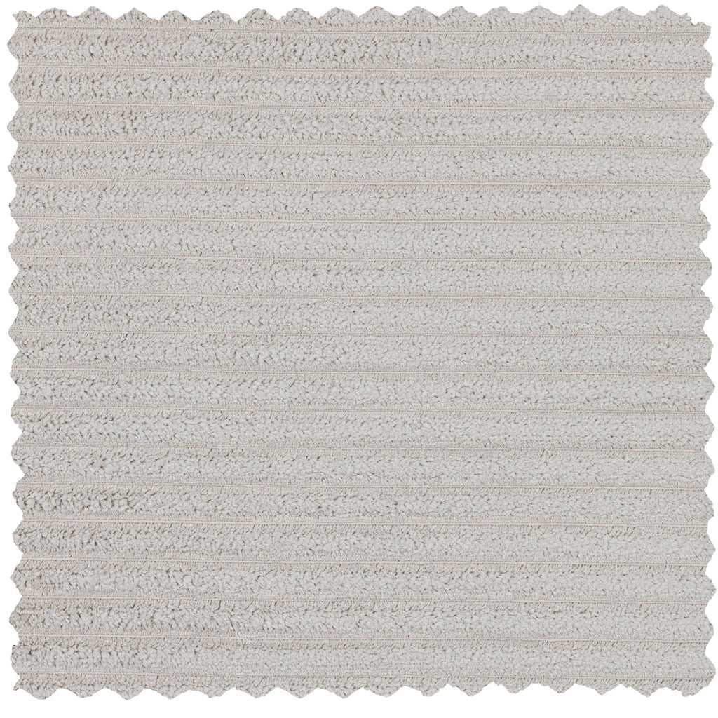BEAN CORNER SOFA RIGHT RIB FABRIC NATURAL