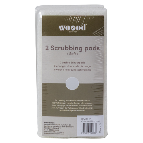 CARE OUTDOOR SCOURING PADS WHITE 2 PCS.