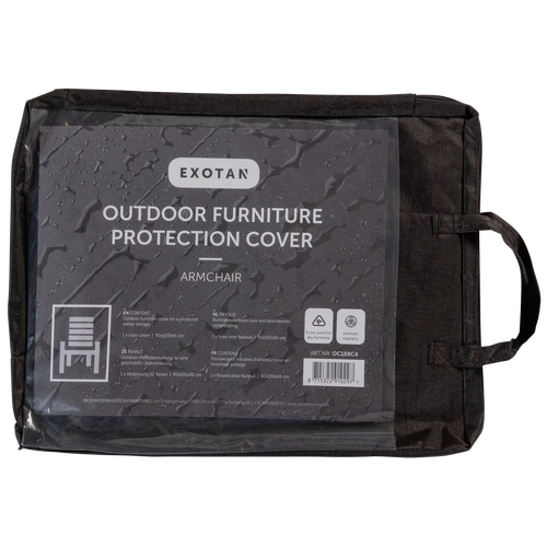 PROTECTIVE COVER FOR GARDEN CHAIRS 90x100x66 CM