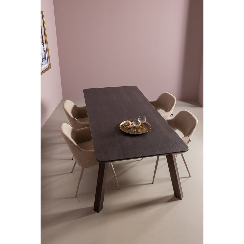 JENNY DINING CHAIR WOVEN FABRIC NATURAL