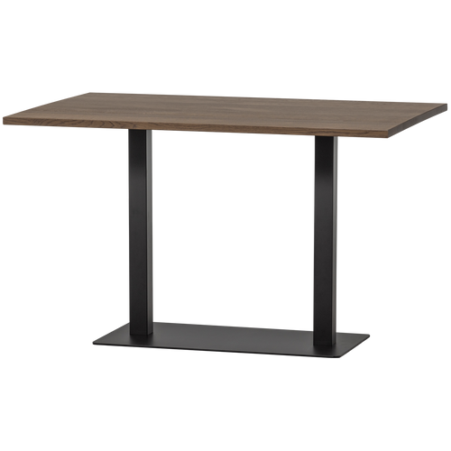 BISTRO DOUBLE SQUARE TUBE LEG METAL MATT BLACK 72x80x40CM